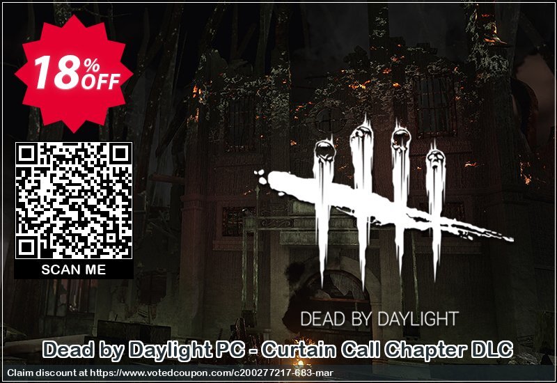 Dead by Daylight PC - Curtain Call Chapter DLC Coupon, discount Dead by Daylight PC - Curtain Call Chapter DLC Deal. Promotion: Dead by Daylight PC - Curtain Call Chapter DLC Exclusive offer 