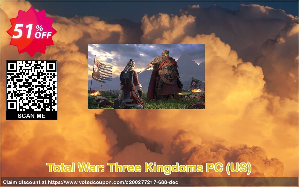 Total War: Three Kingdoms PC, US  Coupon, discount Total War: Three Kingdoms PC (US) Deal. Promotion: Total War: Three Kingdoms PC (US) Exclusive offer 