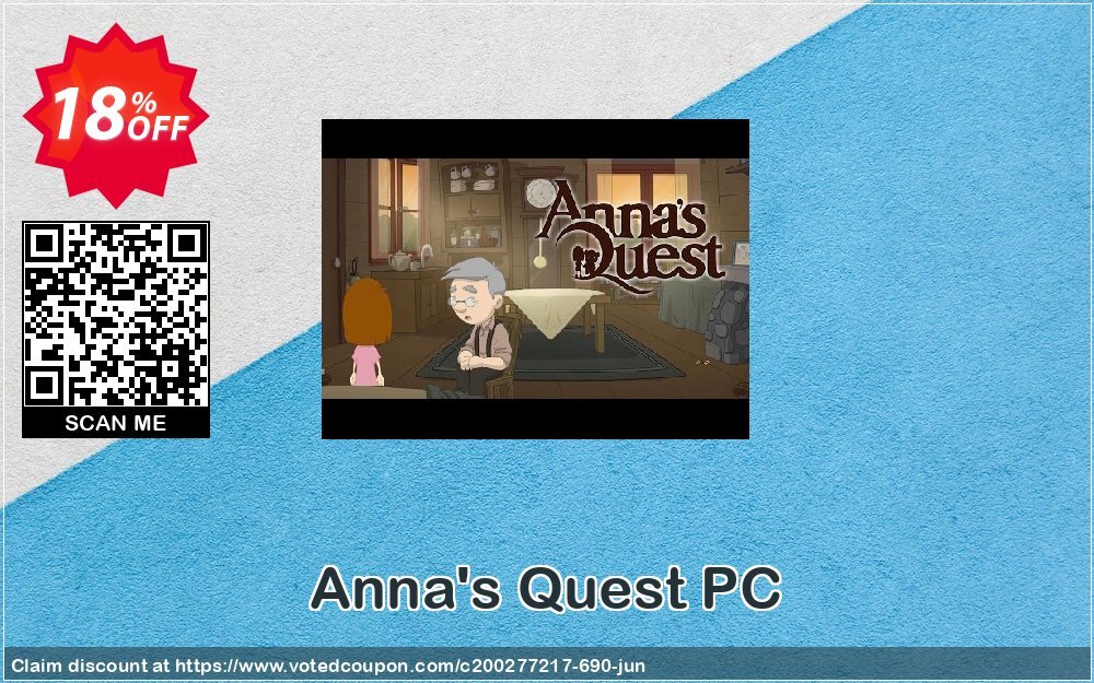 Anna's Quest PC Coupon, discount Anna's Quest PC Deal. Promotion: Anna's Quest PC Exclusive offer 