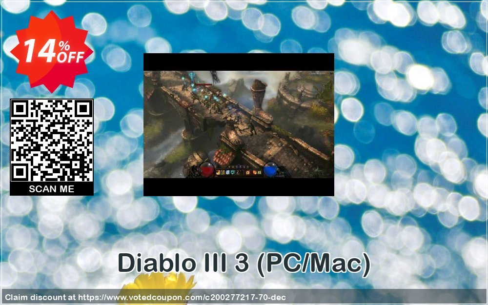 Diablo III 3, PC/MAC  Coupon, discount Diablo III 3 (PC/Mac) Deal. Promotion: Diablo III 3 (PC/Mac) Exclusive offer 