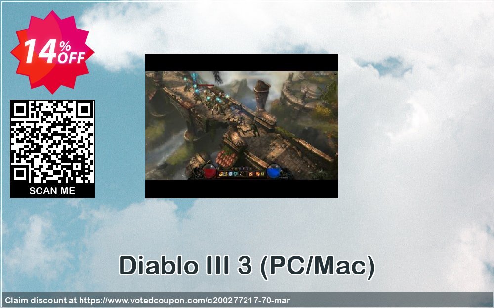 Diablo III 3, PC/MAC  Coupon Code Apr 2024, 14% OFF - VotedCoupon