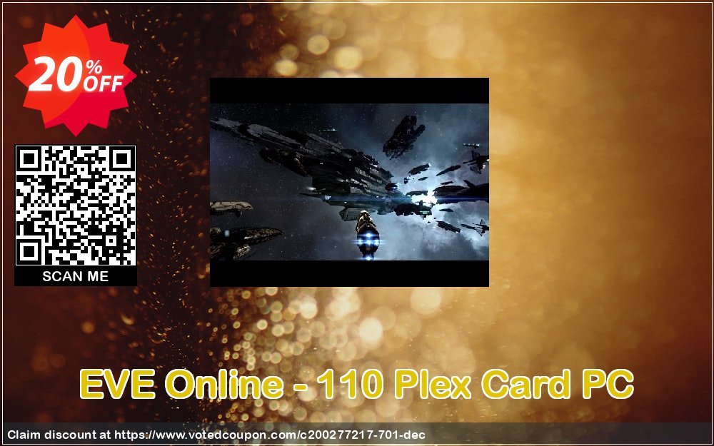 EVE Online - 110 Plex Card PC Coupon, discount EVE Online - 110 Plex Card PC Deal. Promotion: EVE Online - 110 Plex Card PC Exclusive offer 