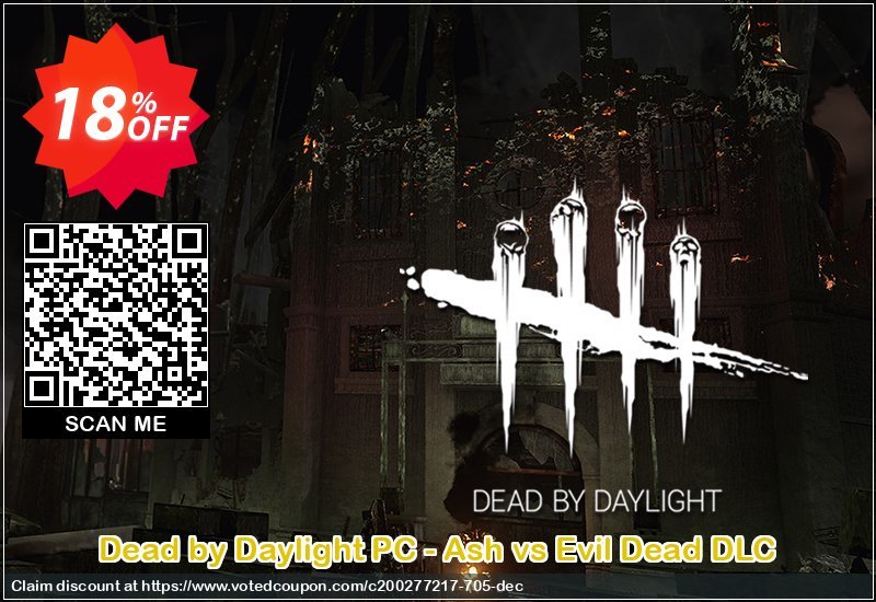 Dead by Daylight PC - Ash vs Evil Dead DLC Coupon, discount Dead by Daylight PC - Ash vs Evil Dead DLC Deal. Promotion: Dead by Daylight PC - Ash vs Evil Dead DLC Exclusive offer 