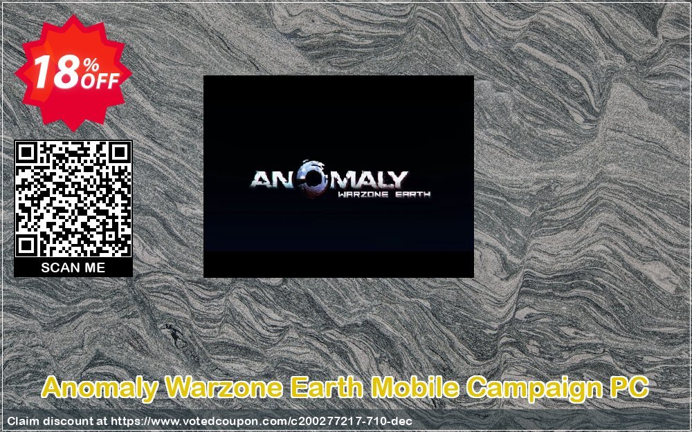 Anomaly Warzone Earth Mobile Campaign PC Coupon Code May 2024, 18% OFF - VotedCoupon
