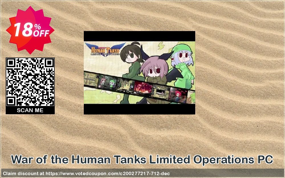 War of the Human Tanks Limited Operations PC Coupon, discount War of the Human Tanks Limited Operations PC Deal. Promotion: War of the Human Tanks Limited Operations PC Exclusive offer 