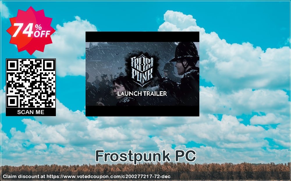 Frostpunk PC Coupon, discount Frostpunk PC Deal. Promotion: Frostpunk PC Exclusive offer 