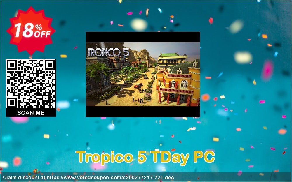 Tropico 5 TDay PC Coupon Code Apr 2024, 18% OFF - VotedCoupon