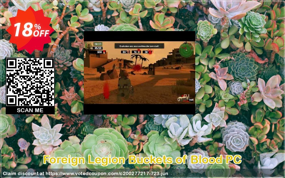 Foreign Legion Buckets of Blood PC Coupon Code May 2024, 18% OFF - VotedCoupon