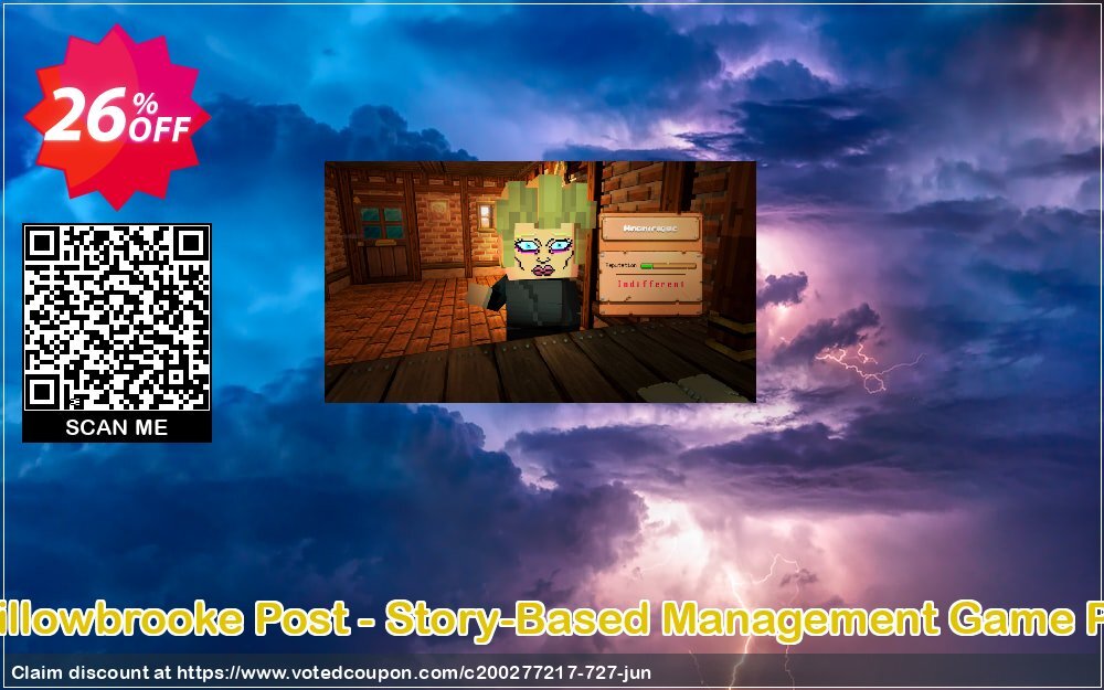Willowbrooke Post - Story-Based Management Game PC Coupon, discount Willowbrooke Post - Story-Based Management Game PC Deal. Promotion: Willowbrooke Post - Story-Based Management Game PC Exclusive offer 
