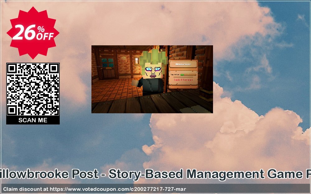 Willowbrooke Post - Story-Based Management Game PC Coupon, discount Willowbrooke Post - Story-Based Management Game PC Deal. Promotion: Willowbrooke Post - Story-Based Management Game PC Exclusive offer 