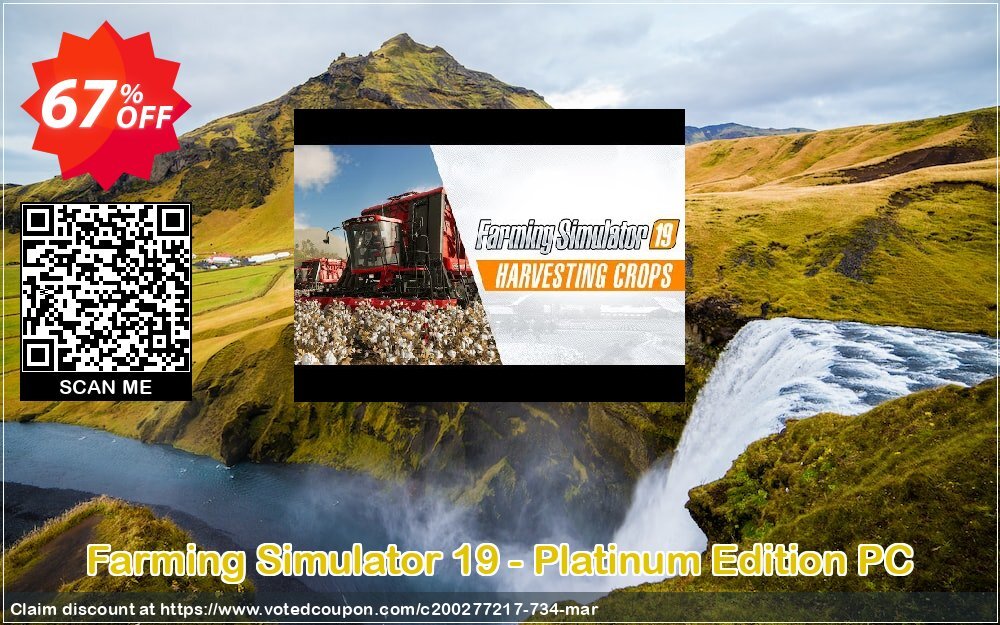 Farming Simulator 19 - Platinum Edition PC Coupon, discount Farming Simulator 19 - Platinum Edition PC Deal. Promotion: Farming Simulator 19 - Platinum Edition PC Exclusive offer 