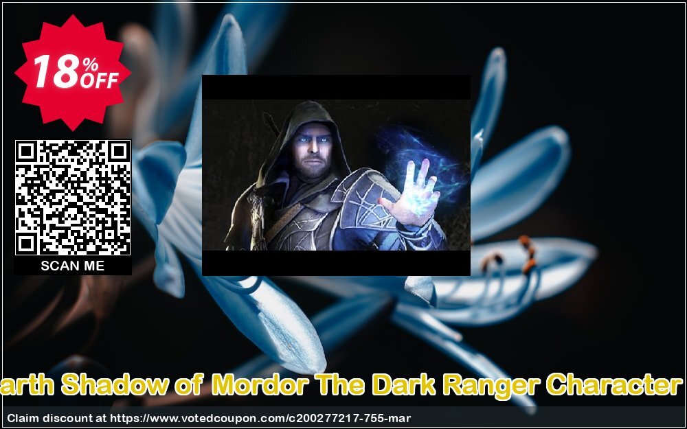 Middleearth Shadow of Mordor The Dark Ranger Character Skin PC Coupon Code Apr 2024, 18% OFF - VotedCoupon