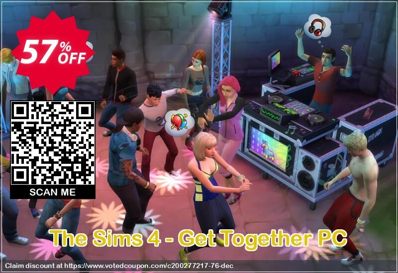 The Sims 4 - Get Together PC Coupon, discount The Sims 4 - Get Together PC Deal. Promotion: The Sims 4 - Get Together PC Exclusive offer 