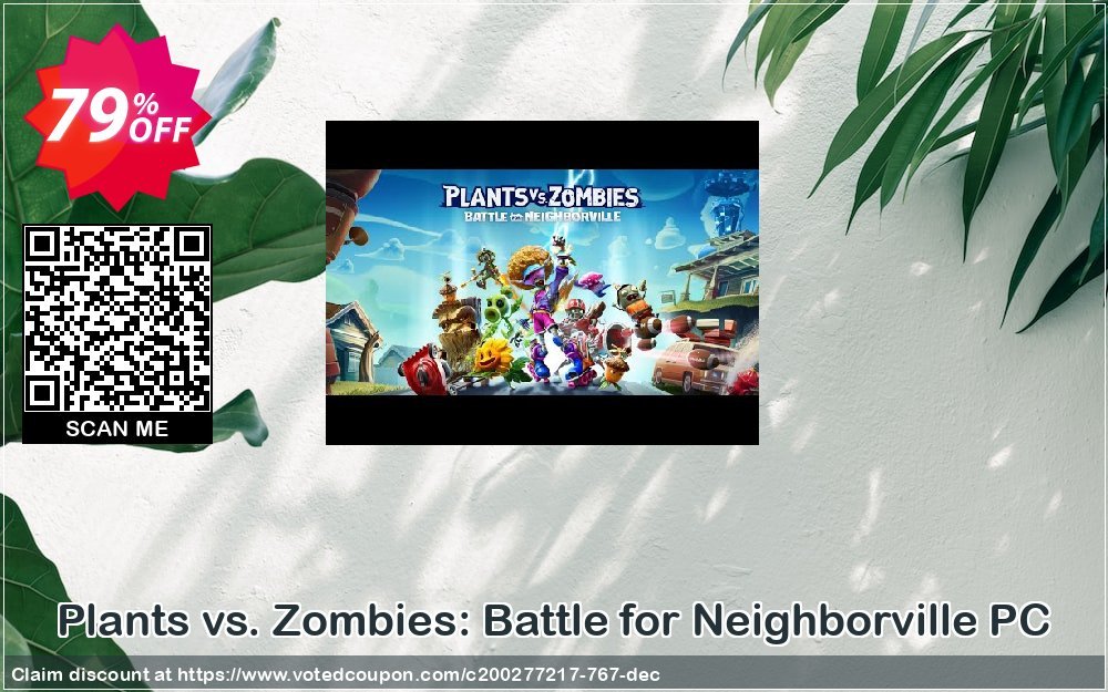 Plants vs. Zombies: Battle for Neighborville PC Coupon Code Apr 2024, 79% OFF - VotedCoupon