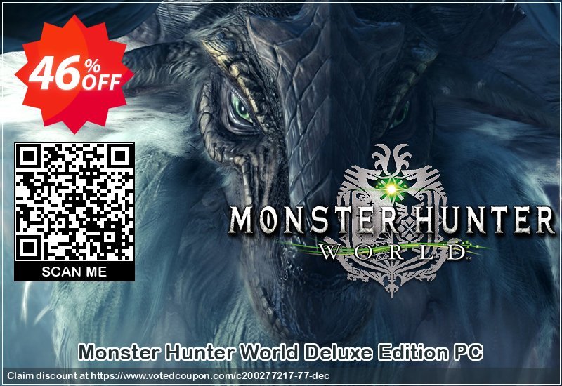 Monster Hunter World Deluxe Edition PC Coupon, discount Monster Hunter World Deluxe Edition PC Deal. Promotion: Monster Hunter World Deluxe Edition PC Exclusive offer 