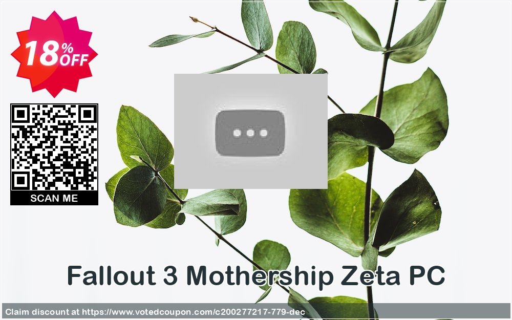 Fallout 3 Mothership Zeta PC Coupon, discount Fallout 3 Mothership Zeta PC Deal. Promotion: Fallout 3 Mothership Zeta PC Exclusive offer 