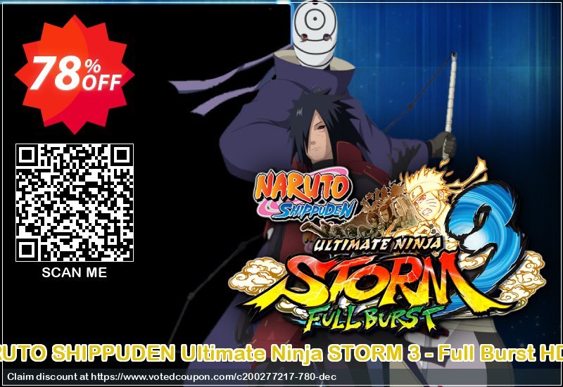 NARUTO SHIPPUDEN Ultimate Ninja STORM 3 - Full Burst HD PC Coupon Code Apr 2024, 78% OFF - VotedCoupon