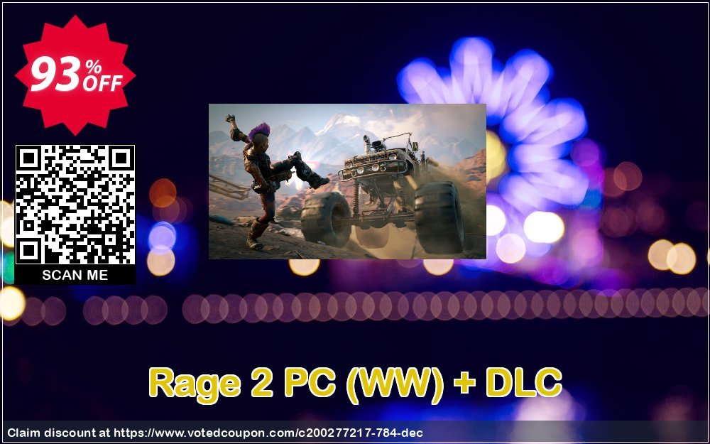 Rage 2 PC, WW + DLC Coupon, discount Rage 2 PC (WW) + DLC Deal. Promotion: Rage 2 PC (WW) + DLC Exclusive offer 