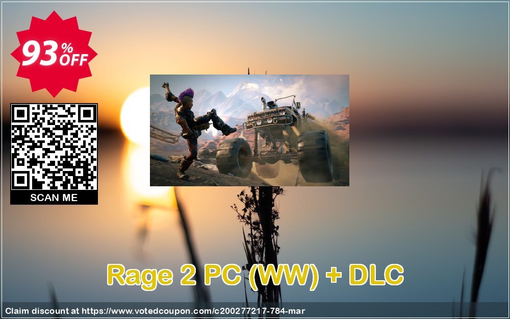 Rage 2 PC, WW + DLC Coupon, discount Rage 2 PC (WW) + DLC Deal. Promotion: Rage 2 PC (WW) + DLC Exclusive offer 