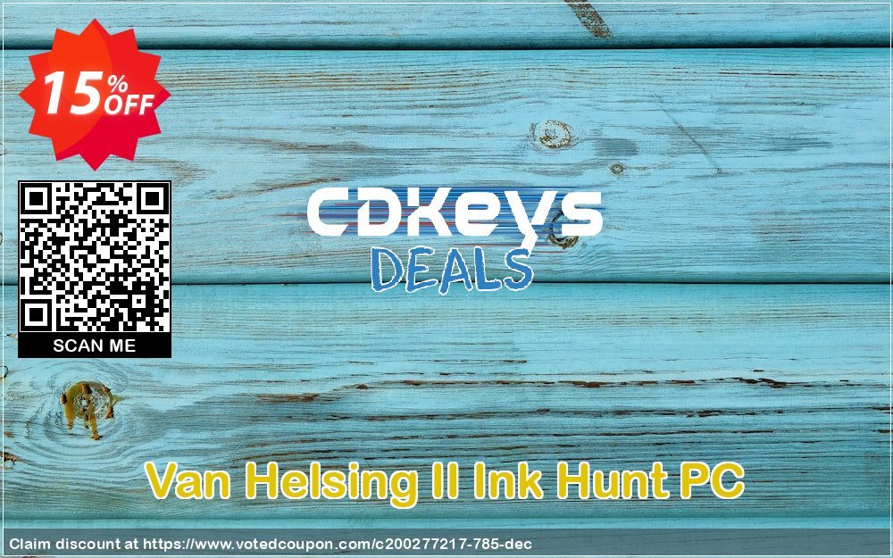 Van Helsing II Ink Hunt PC Coupon, discount Van Helsing II Ink Hunt PC Deal. Promotion: Van Helsing II Ink Hunt PC Exclusive offer 