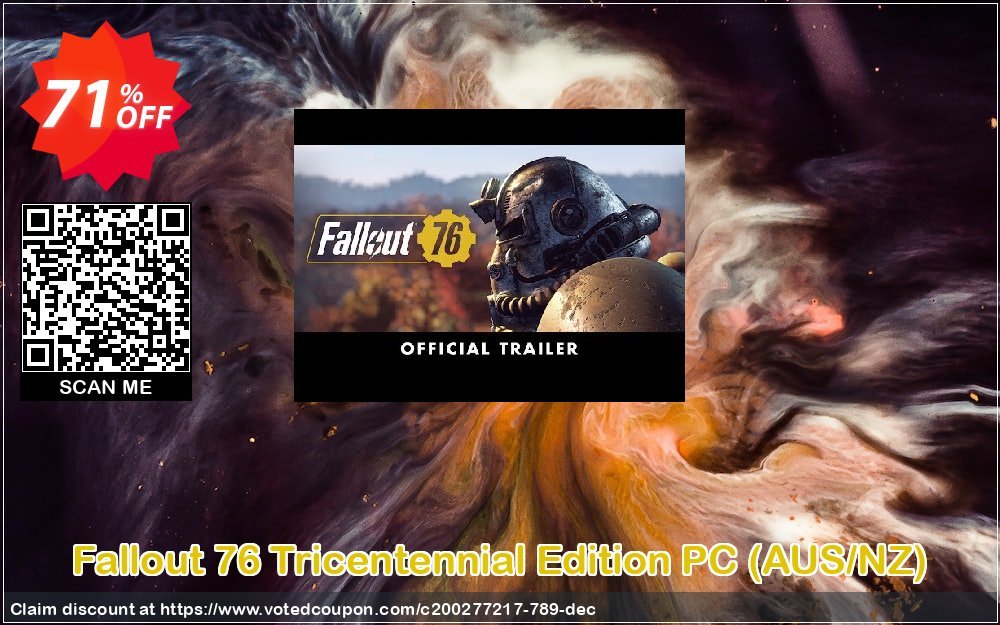 Fallout 76 Tricentennial Edition PC, AUS/NZ  Coupon Code Apr 2024, 71% OFF - VotedCoupon