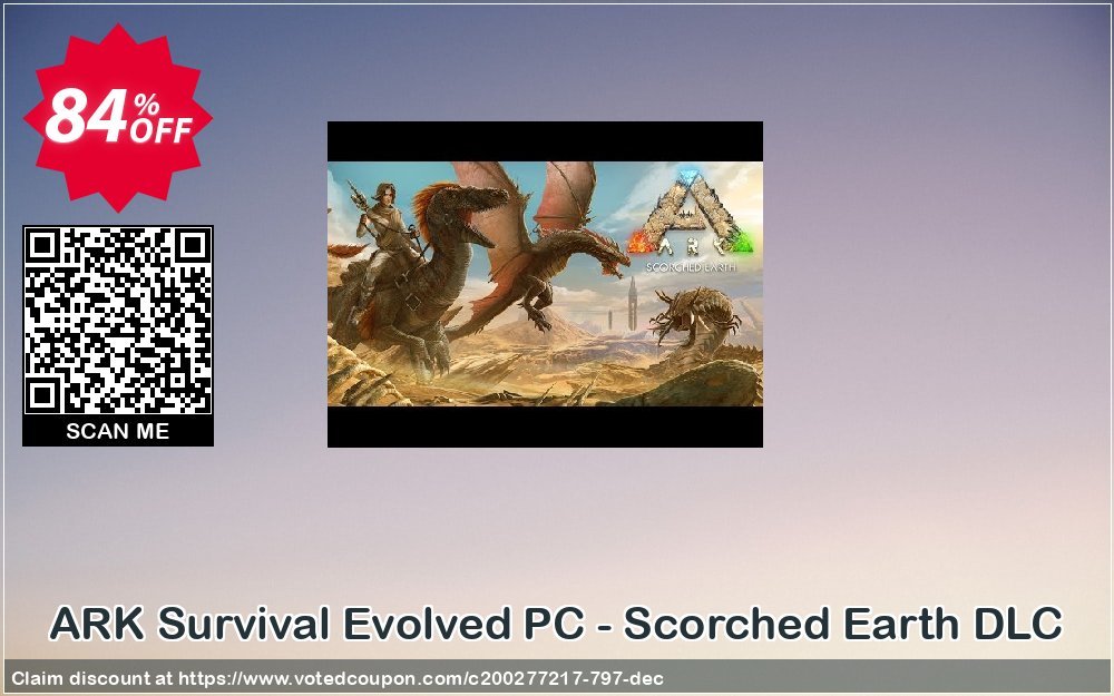 ARK Survival Evolved PC - Scorched Earth DLC Coupon Code Apr 2024, 84% OFF - VotedCoupon