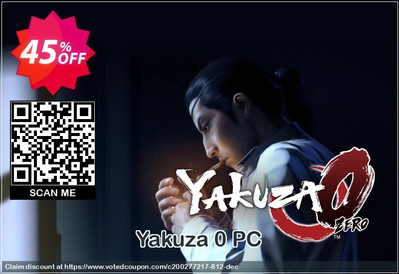 Yakuza 0 PC Coupon, discount Yakuza 0 PC Deal. Promotion: Yakuza 0 PC Exclusive offer 