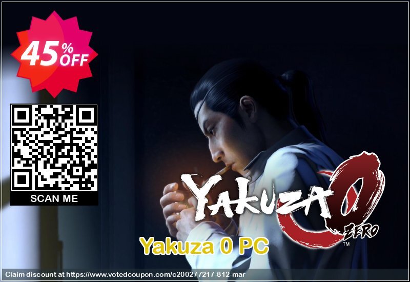 Yakuza 0 PC Coupon, discount Yakuza 0 PC Deal. Promotion: Yakuza 0 PC Exclusive offer 