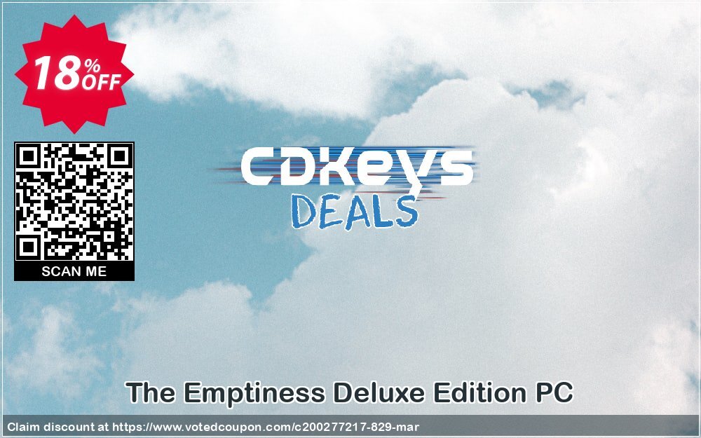 The Emptiness Deluxe Edition PC Coupon, discount The Emptiness Deluxe Edition PC Deal. Promotion: The Emptiness Deluxe Edition PC Exclusive offer 