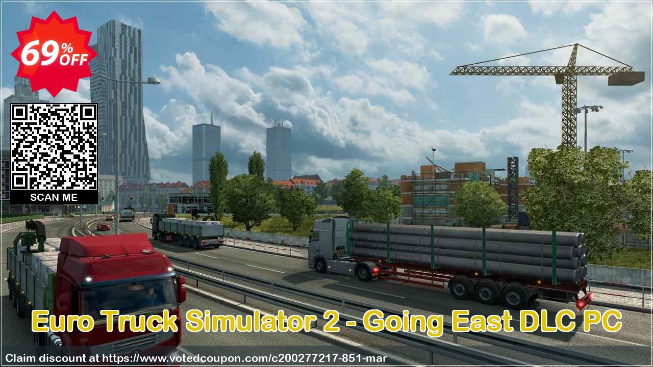 Euro Truck Simulator 2 - Going East DLC PC Coupon, discount Euro Truck Simulator 2 - Going East DLC PC Deal. Promotion: Euro Truck Simulator 2 - Going East DLC PC Exclusive offer 