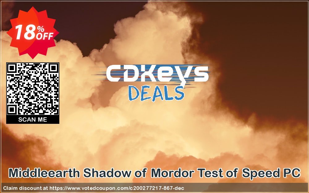 Middleearth Shadow of Mordor Test of Speed PC Coupon, discount Middleearth Shadow of Mordor Test of Speed PC Deal. Promotion: Middleearth Shadow of Mordor Test of Speed PC Exclusive offer 