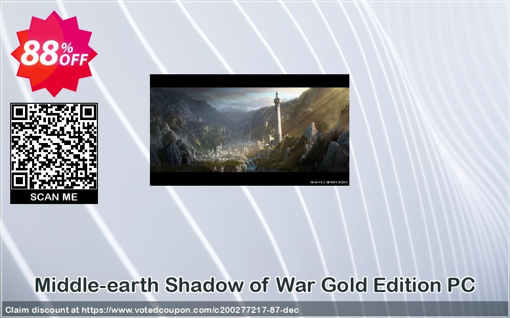 Middle-earth Shadow of War Gold Edition PC Coupon Code Apr 2024, 88% OFF - VotedCoupon