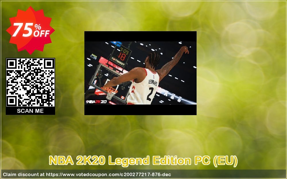 NBA 2K20 Legend Edition PC, EU  Coupon Code May 2024, 75% OFF - VotedCoupon