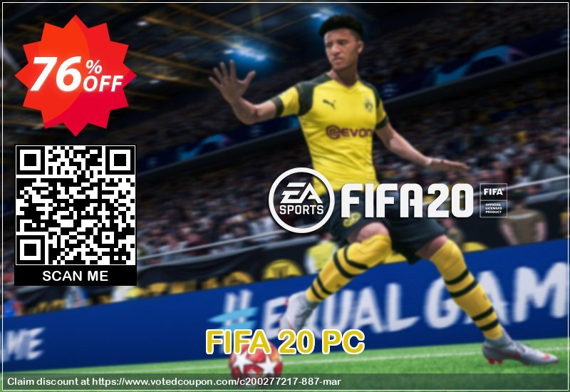 FIFA 20 PC Coupon, discount FIFA 20 PC Deal. Promotion: FIFA 20 PC Exclusive offer 