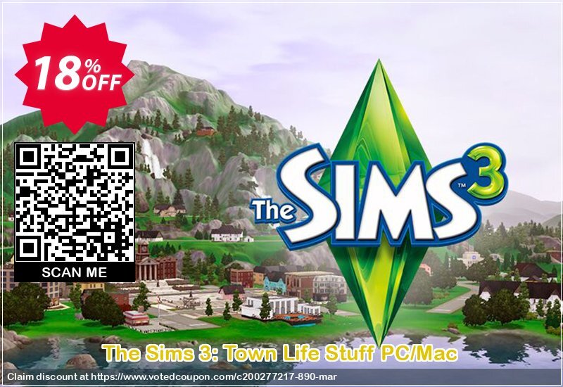 The Sims 3: Town Life Stuff PC/MAC Coupon Code Apr 2024, 18% OFF - VotedCoupon