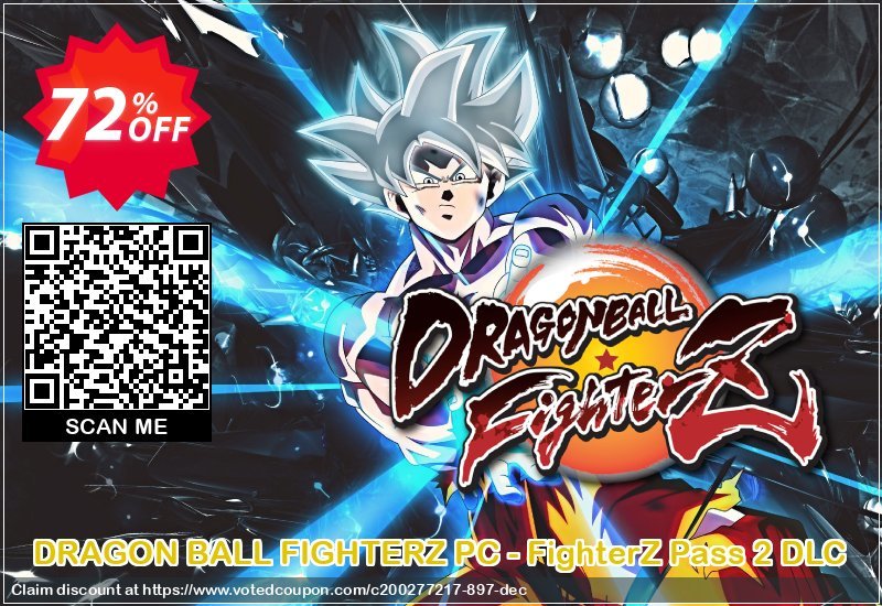 DRAGON BALL FIGHTERZ PC - FighterZ Pass 2 DLC Coupon Code May 2024, 72% OFF - VotedCoupon