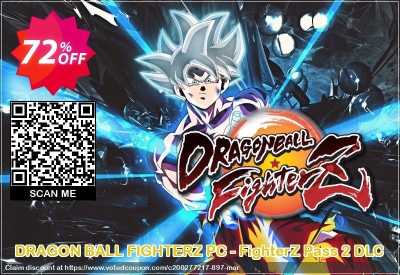 DRAGON BALL FIGHTERZ PC - FighterZ Pass 2 DLC Coupon Code May 2024, 72% OFF - VotedCoupon