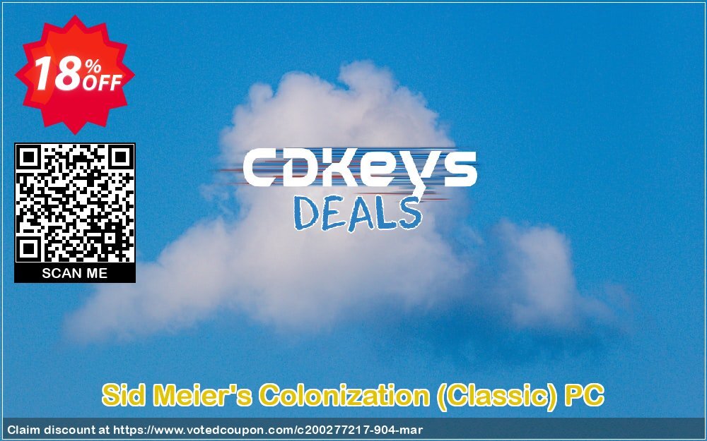 Sid Meier's Colonization, Classic PC Coupon, discount Sid Meier's Colonization (Classic) PC Deal. Promotion: Sid Meier's Colonization (Classic) PC Exclusive offer 