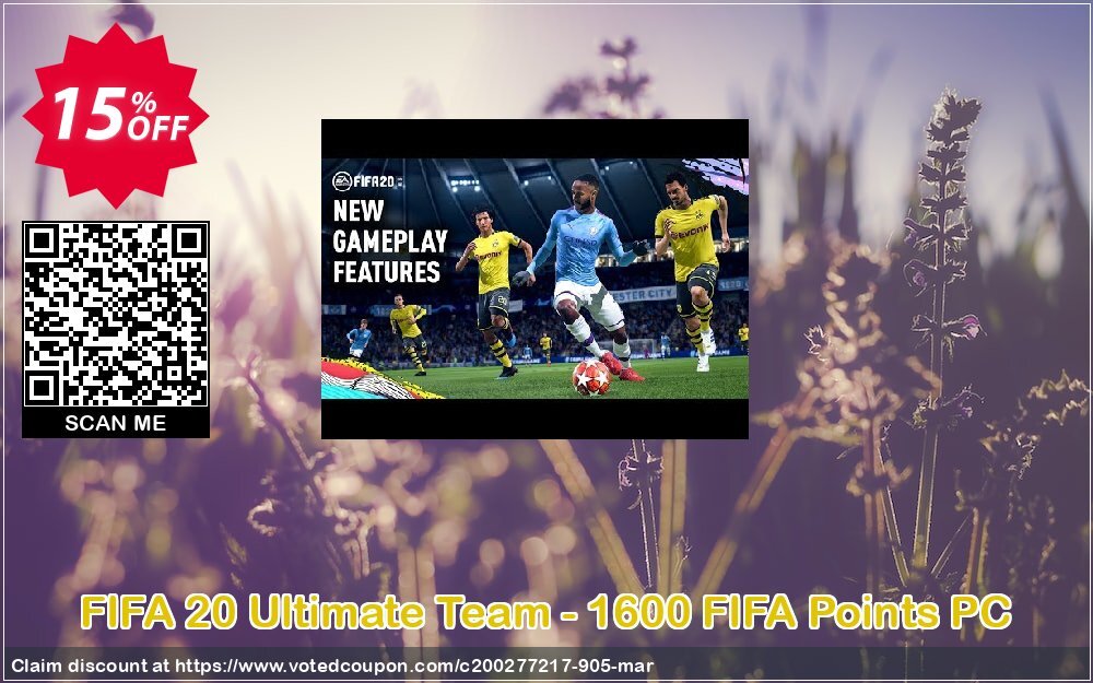 FIFA 20 Ultimate Team - 1600 FIFA Points PC Coupon Code Apr 2024, 15% OFF - VotedCoupon