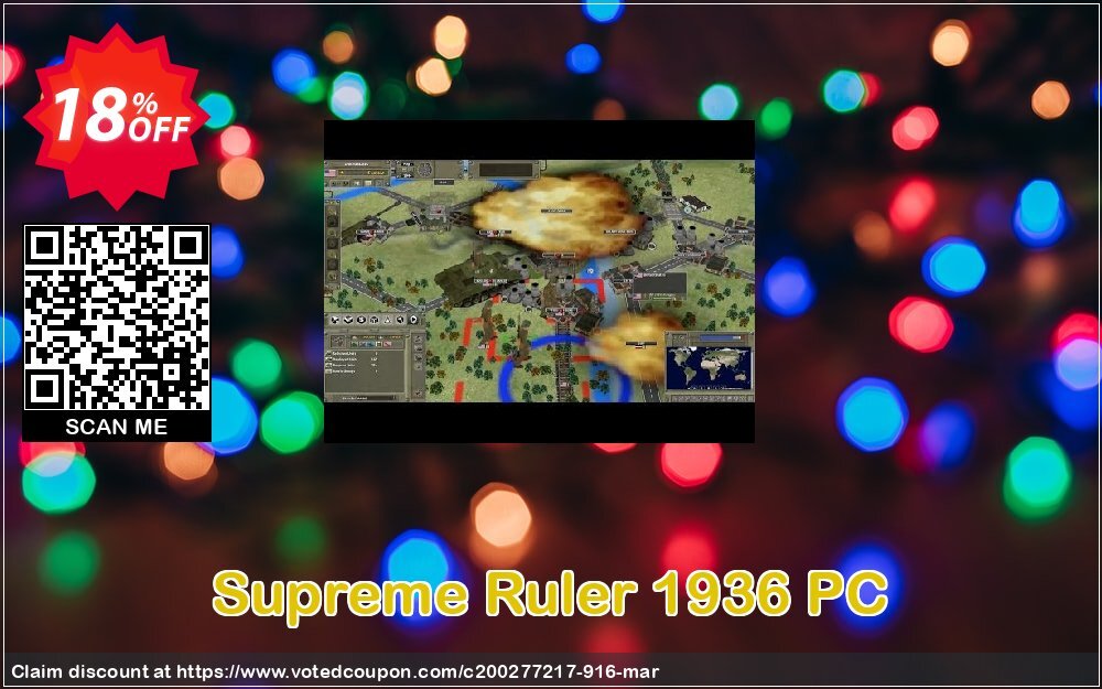 Supreme Ruler 1936 PC Coupon, discount Supreme Ruler 1936 PC Deal. Promotion: Supreme Ruler 1936 PC Exclusive offer 