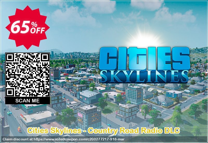 Cities Skylines - Country Road Radio DLC Coupon Code Apr 2024, 65% OFF - VotedCoupon