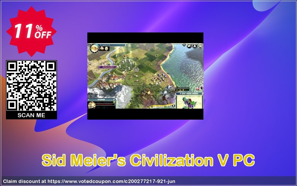 Sid Meier's Civilization V PC Coupon, discount Sid Meier's Civilization V PC Deal. Promotion: Sid Meier's Civilization V PC Exclusive offer 