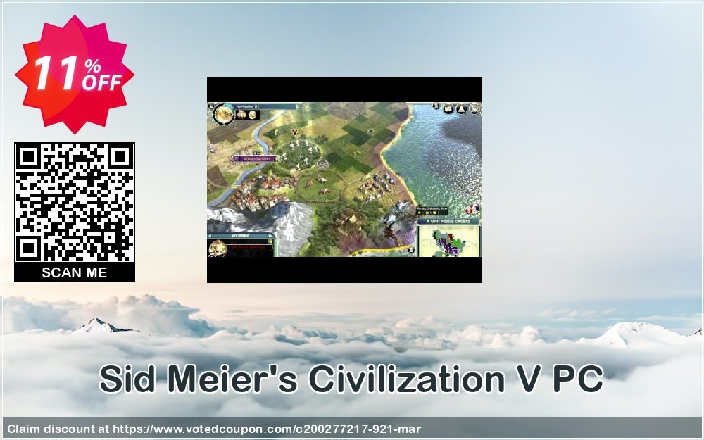 Sid Meier's Civilization V PC Coupon, discount Sid Meier's Civilization V PC Deal. Promotion: Sid Meier's Civilization V PC Exclusive offer 