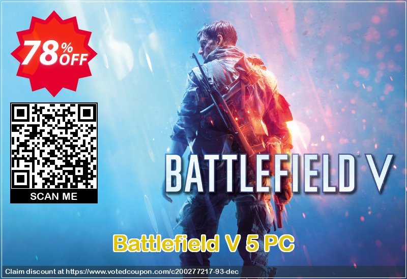 Battlefield V 5 PC Coupon Code Apr 2024, 78% OFF - VotedCoupon