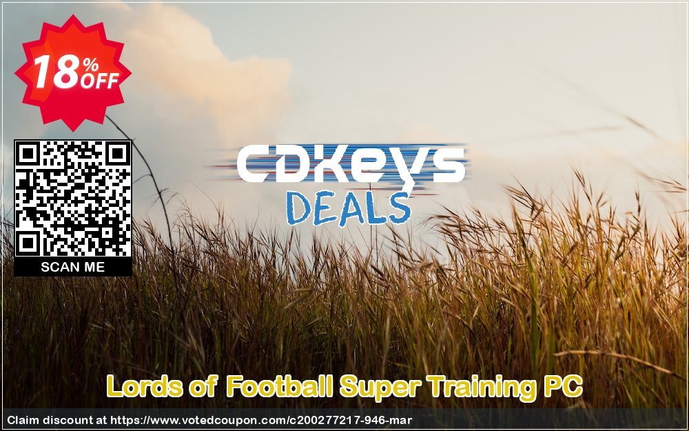 Lords of Football Super Training PC Coupon, discount Lords of Football Super Training PC Deal. Promotion: Lords of Football Super Training PC Exclusive offer 