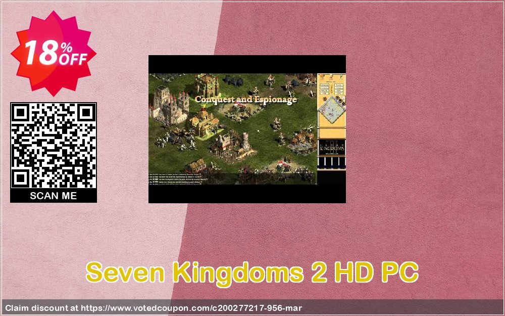 Seven Kingdoms 2 HD PC Coupon, discount Seven Kingdoms 2 HD PC Deal. Promotion: Seven Kingdoms 2 HD PC Exclusive offer 