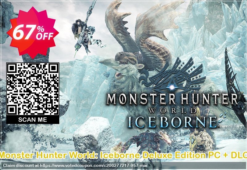 Monster Hunter World: Iceborne Deluxe Edition PC + DLC Coupon Code Apr 2024, 67% OFF - VotedCoupon