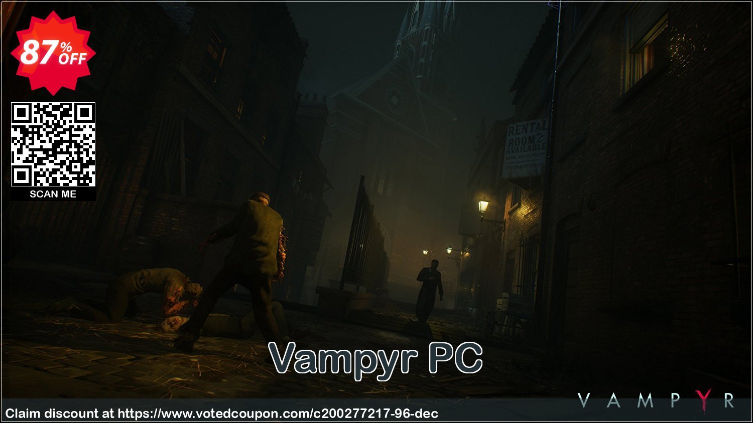 Vampyr PC Coupon Code Apr 2024, 87% OFF - VotedCoupon