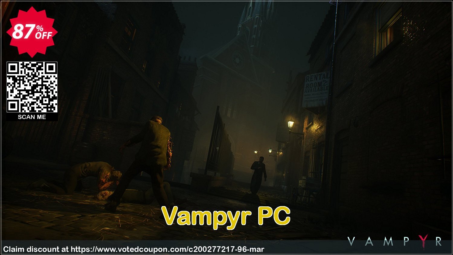 Vampyr PC Coupon Code Apr 2024, 87% OFF - VotedCoupon