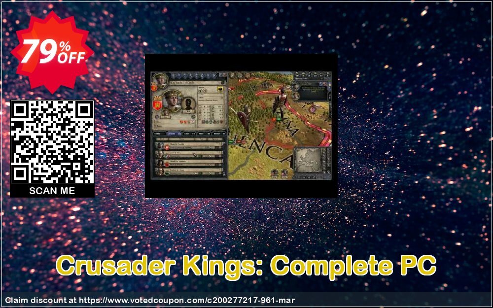 Crusader Kings: Complete PC Coupon, discount Crusader Kings: Complete PC Deal. Promotion: Crusader Kings: Complete PC Exclusive offer 